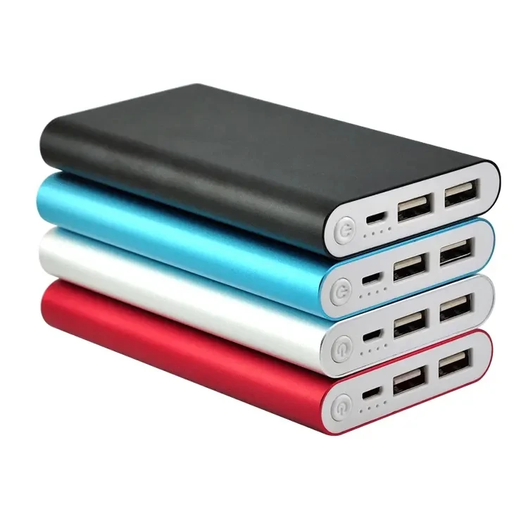 Free Laser Advertise Company Logo Web Power Bank Double Usb Chargers For 15 Pro Max