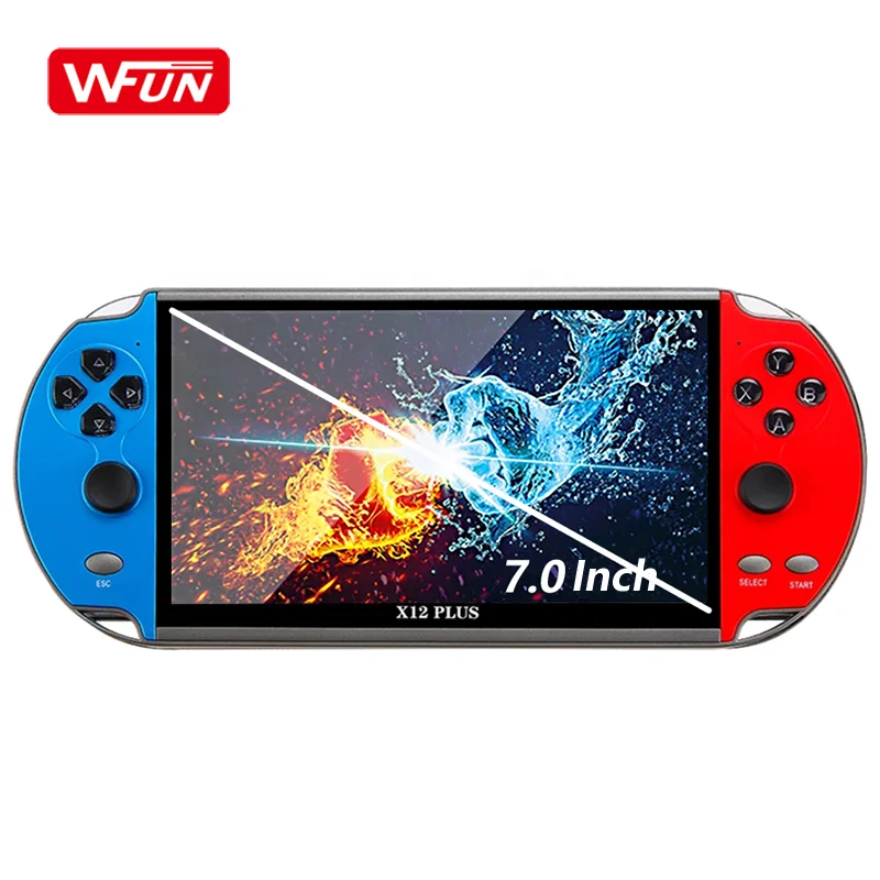 [10% off] X12 плюс 7 дюймов игровой консоли Портативный Ретро игровой консоли классический MP5 Ручной игровой плеер для детей игра X12 плюс