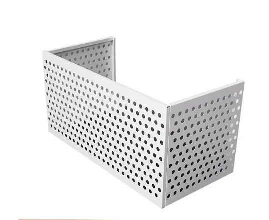 New Chinese Outdoor Electric Box Decorative Grille Hollow Perforated Aluminum Veneer  Metal Air Conditioner Cover