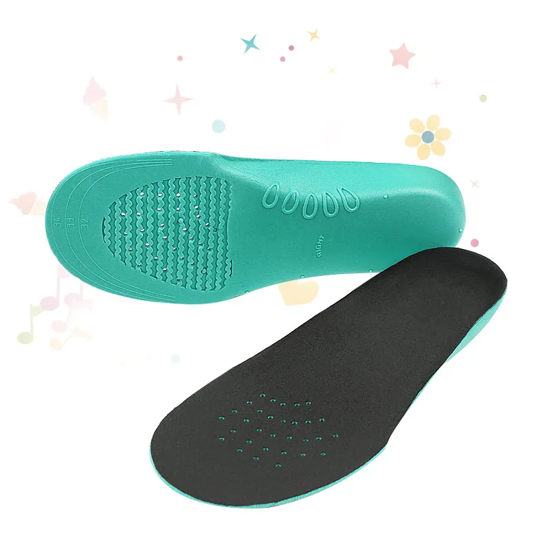 Comfortable Children Insoles Kids Orthotic Cushioning Arch Support Shoe Insoles Children EVA Foam Inserts for Flat Feet