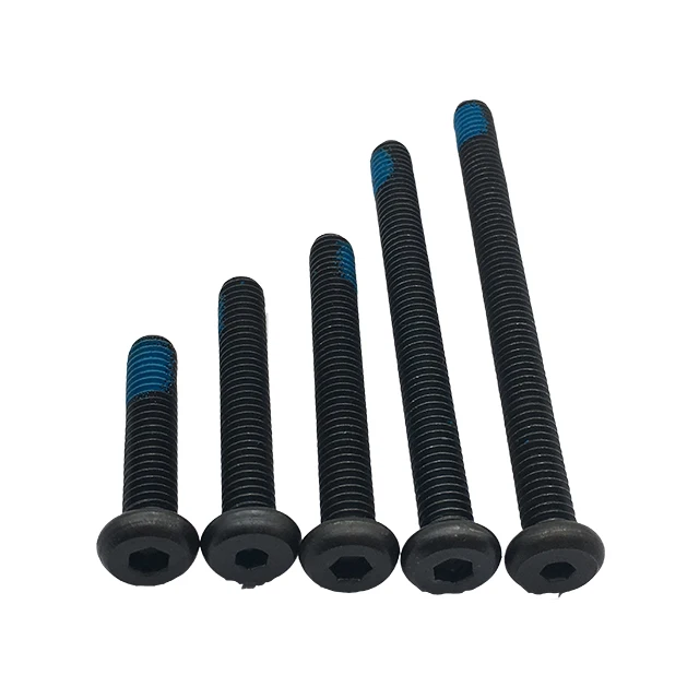 OEM/ODM   5/16-18 Black  Cheese Head Mechanical Thread NYLOK Screw Bolt confirmat furniture screw