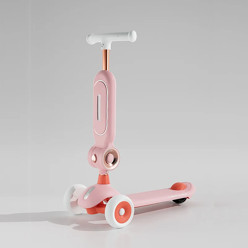 Wholesale Price Foldable Design 3 Wheel Push Scooter For Children/Kids Scooter With Light