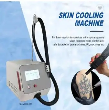 High Quality Professional Low Noise And Strong Comfort Reduce Pain Air Cooling Cooler System Skin Cooling Machine For Laser