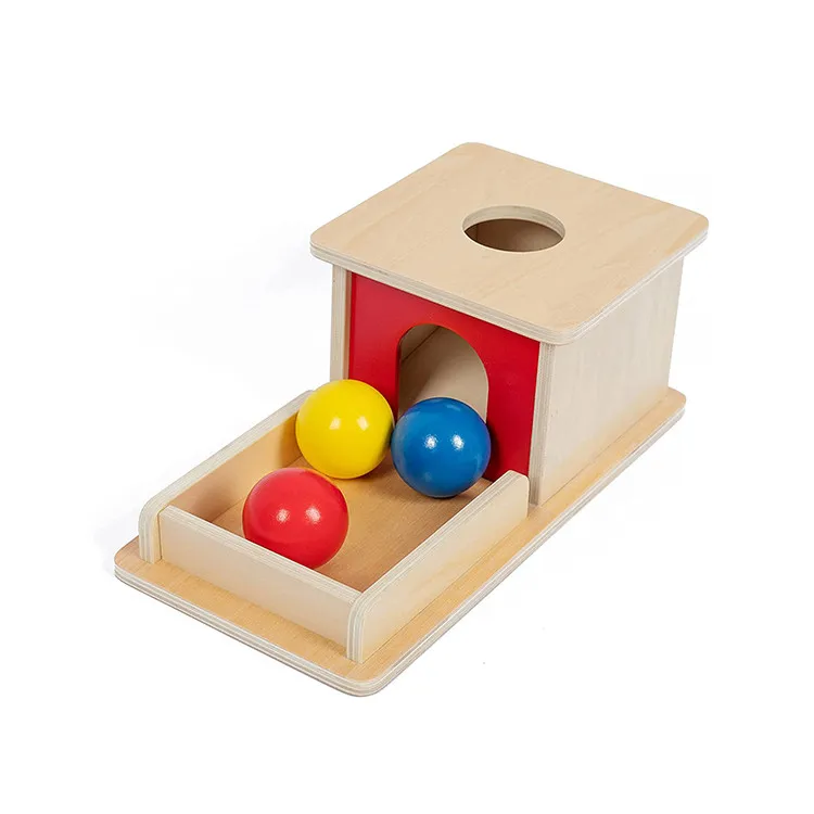 Игрушки Монтессори с тремя шариками игрушки для малышей