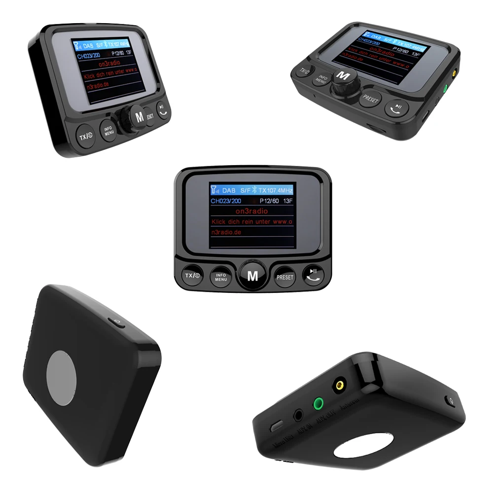 Car Radio Hands Free Calling Car Stereo Auto DAB FM Universal In Car Adaptor DAB DAB+ Digital Radio With FM + Antenna