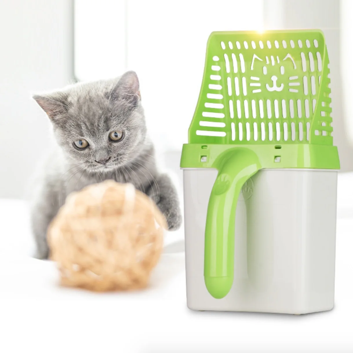 Factory Wholesale High Quality Plastic Cat Litter Shovel Cat Litter Scoop for cat
