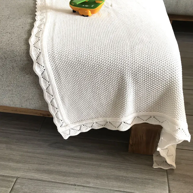 Knit Throw Blanket Manufacturer Knitted Weighted Polyester Super Cozy Chenille Yarn Throw Chunky Knit Blanket