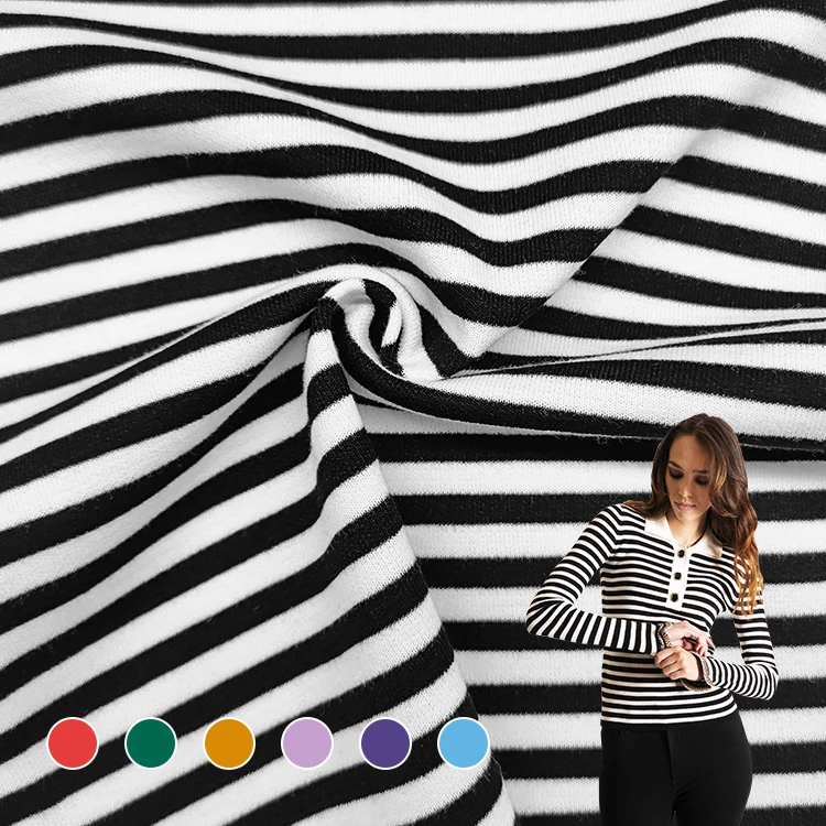 Hot Selling Yarn Dyed Polyester/Cotton PQ Fabric, Good Price CVC Pique Scuba Fabric For Garment/