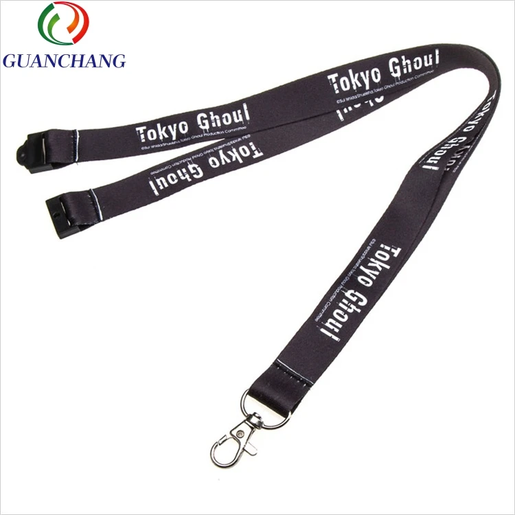 Factory Promotional Custom fashion colorful Eco friendly safety key string Event Passes Sustainable Sublimation lanyard