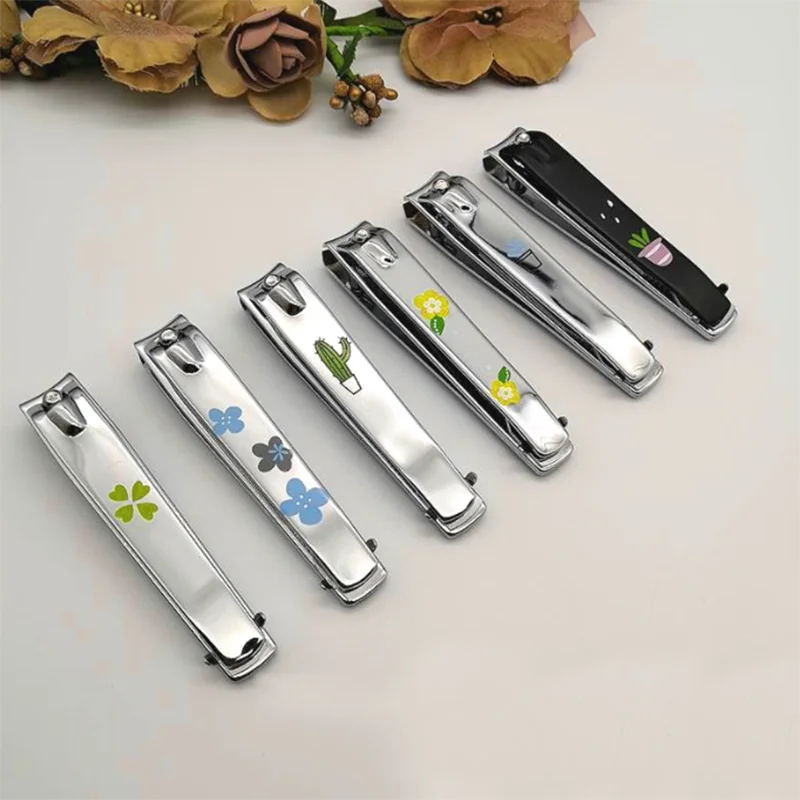 Hot Sale Stainless Steel Anti Splash Silver Color Toe Nail Clipper Finger Nail Clipper High Quality Nail Cutter Clipper