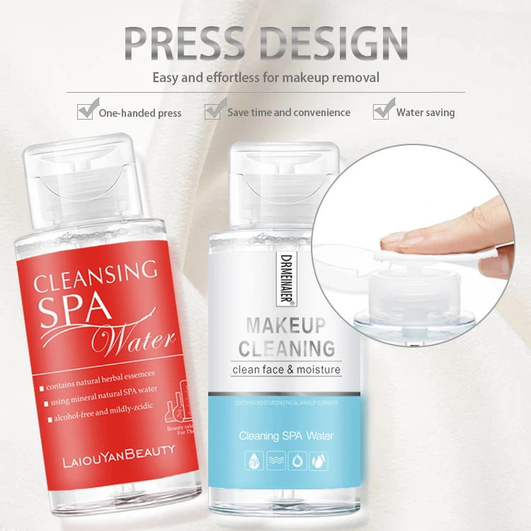 Gently soothing makeup remover 300ml Moisturizing cleaning water for face oil free anti acne