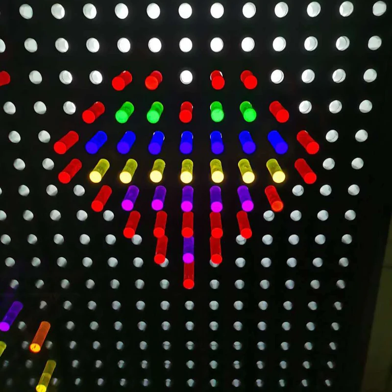 Top Quality Sensory Led Boards With Pegs Light Bright Wall Game Educational Equipment For Playgrounds