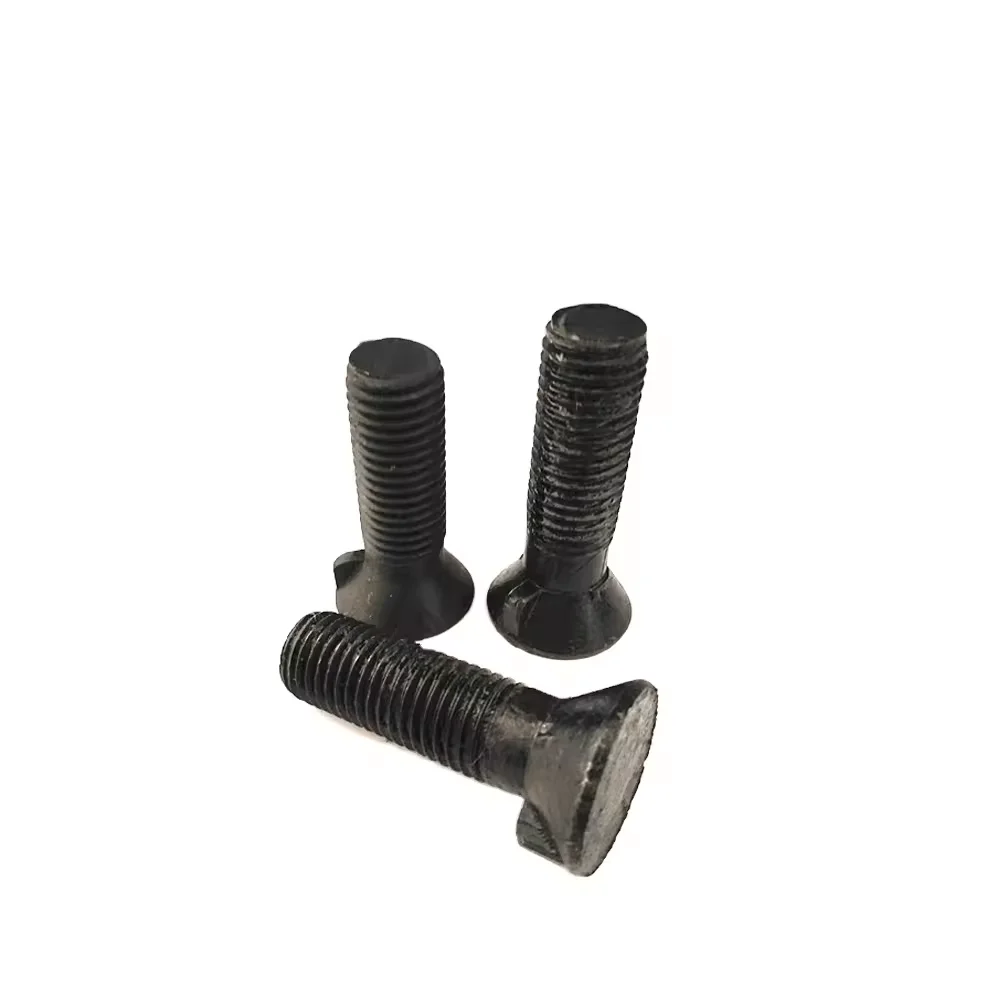 M10 stainless Steel Countersunk Head Nib Bolts Hex Square Flange Types 16mm 25mm Length CNC Technique DIN Bolt Nut