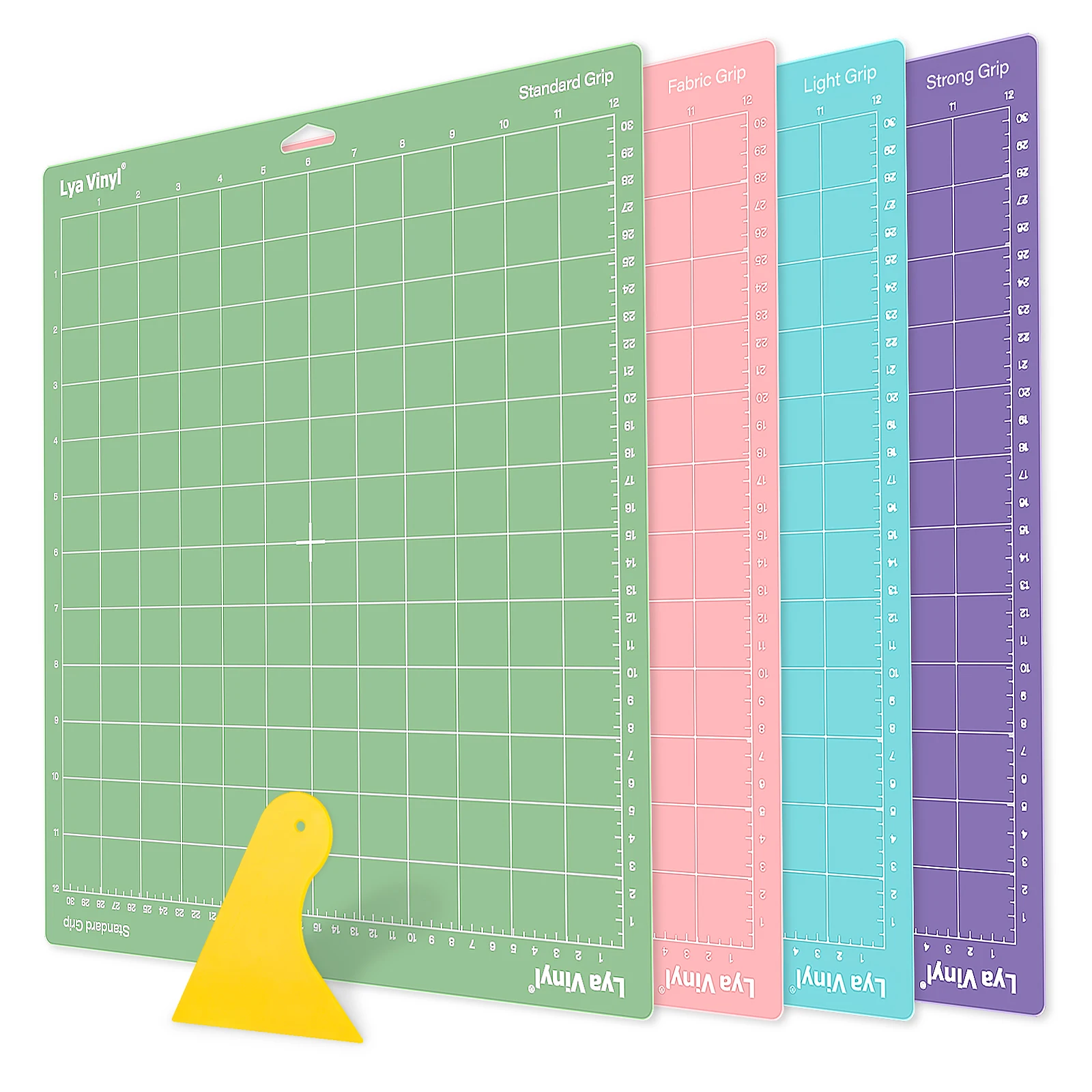 LYA brand Cutting Mat for Cricut, 6 Pack Cutting Mat 12x12 for Cricut  Variety Adhesive Sticky Cutting Mats Accessories for Cric