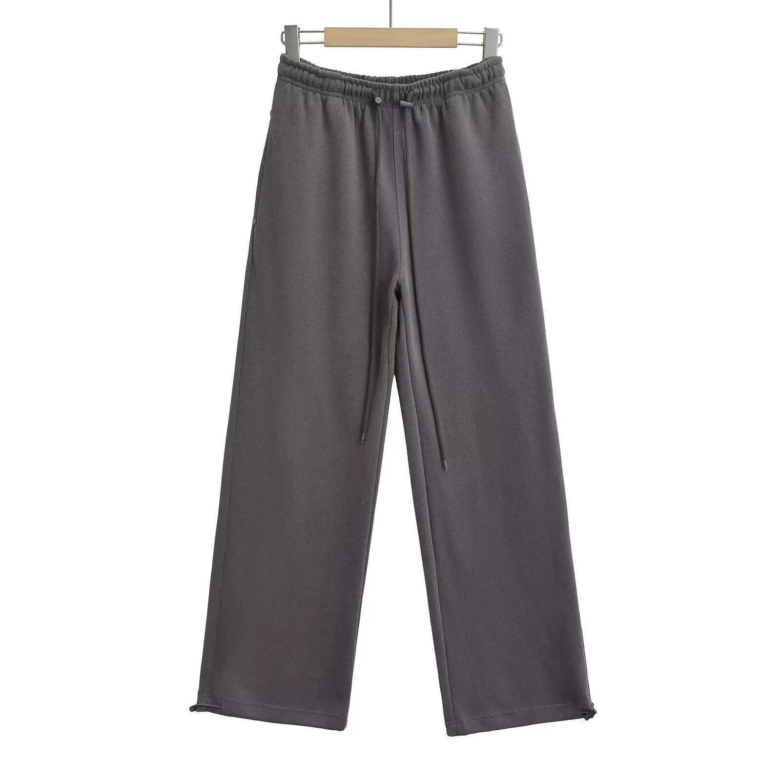 New Korean Style Of Casual Simple High Waist Wide Leg Sweatpants Loose And Slim Comfortable Sports Pants Women