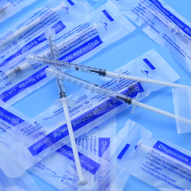 Production Line Of Disposable Leur Lock Syringes 1ml luer lock