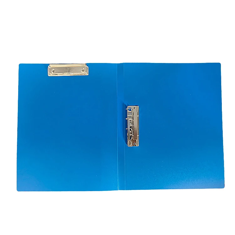 Low price A4 metal clip presentation folder  office supplies file folder Plastic folder