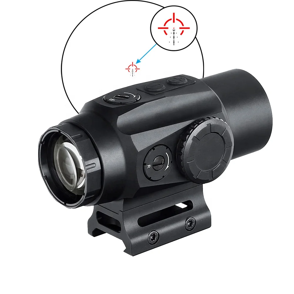 OEM Manufacturer Ohhunt Optics 5x30 Compact Prism Scope Red Illuminated Hunting Sight Tactical Scope