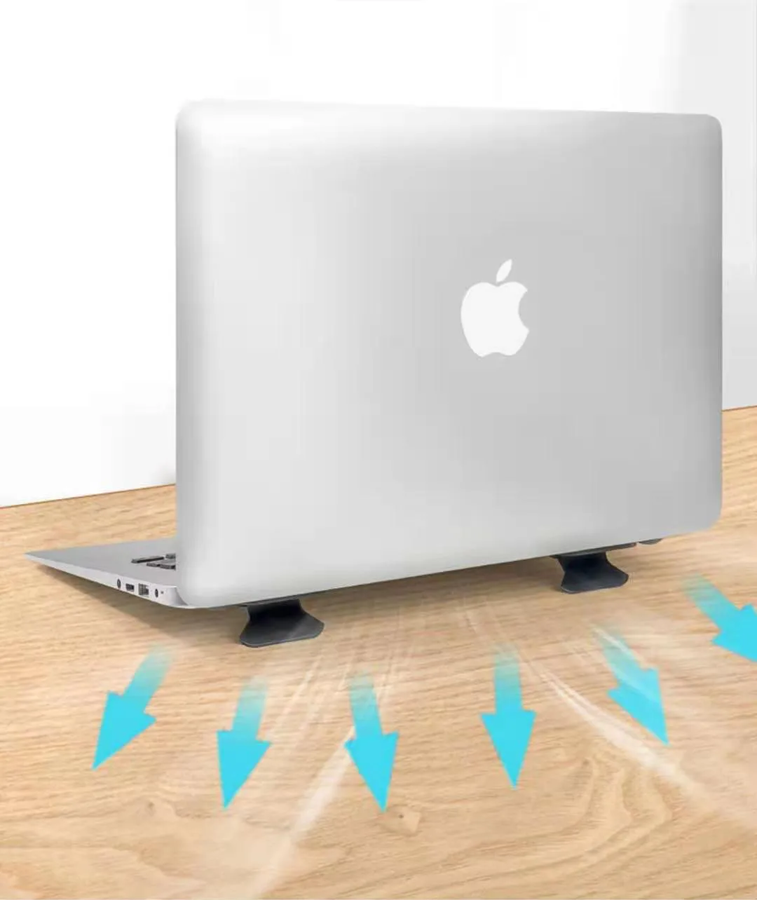 Hot sale Ergonomic plastic mini invisible promotion gift custom logo laptop heat dissipation stand