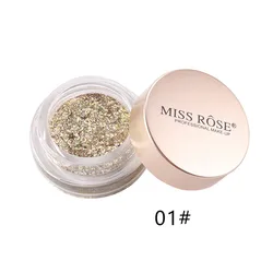 Бесплатная доставка Miss Rose блестящие тени для век Порошковые русалки свободный пигмент блестящая