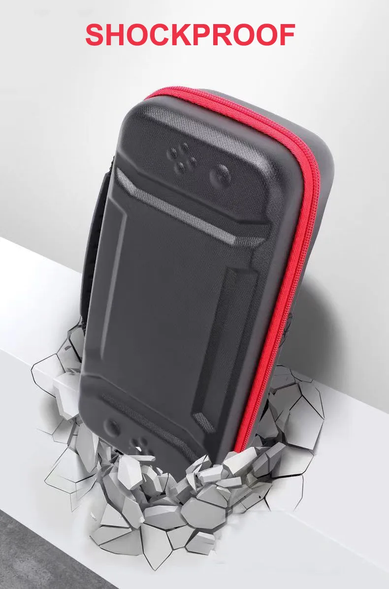 Customized Logo Portable Storage Bag Carrying Protective Case Pouch Bag for Nintendo Switch and NS OLED System 29 Game Cards