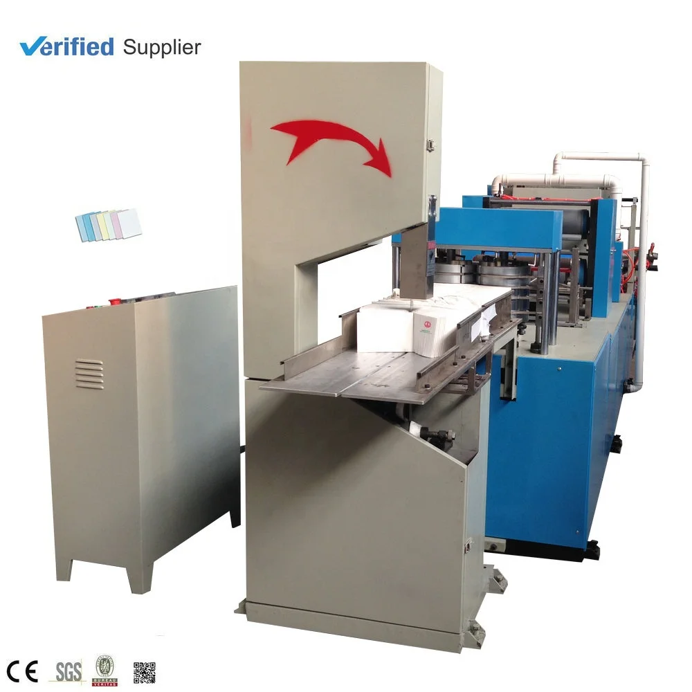 Medical Multi Colors Waterproof Disposable No Tie Folding Paper Dental Bibs & Dental Napkin Tissue Cutting and Making Machine