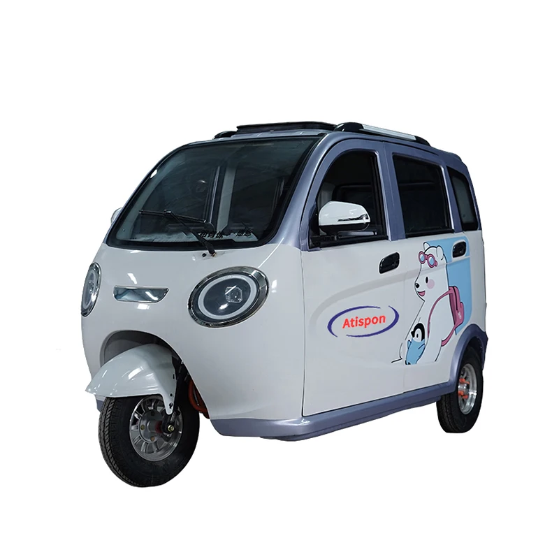 Hot Fully Enclosed 5 Doors Commercial Electric Tricycle Passengers 3 Wheeler Vehicles Mobility Scooter for Adults