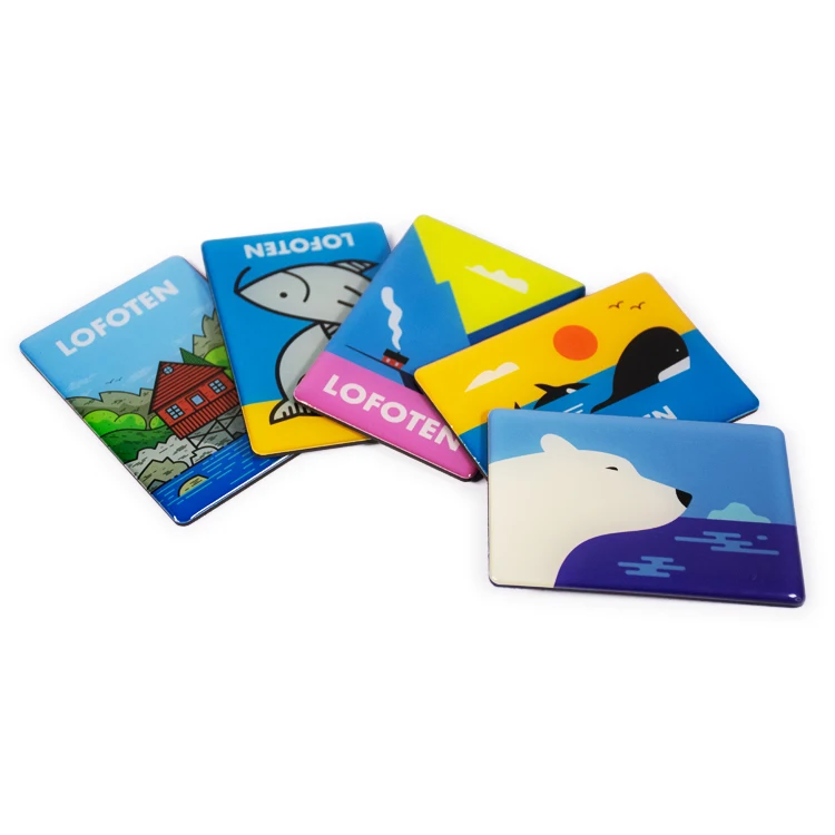 Custom Print Epoxy Dome Fridge Magnets Magnetic Sticker Magnet Souvenirs