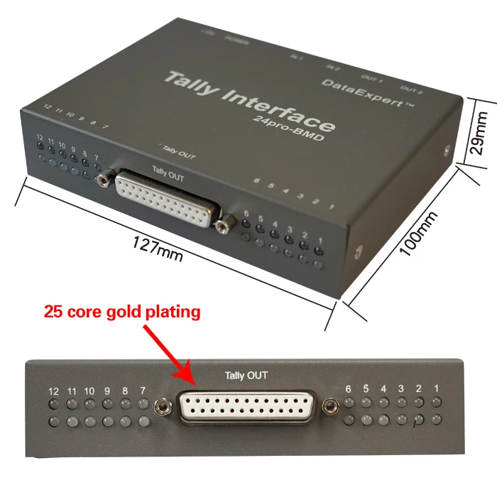 Factory Supply Professional High Quality Accurate 24pro Atme Tally Interface for Camera Company and Director