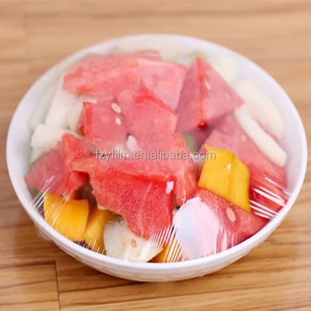 
factory wholesale price slide cutter strech best fresh food wrap transparent PE Cling Film 