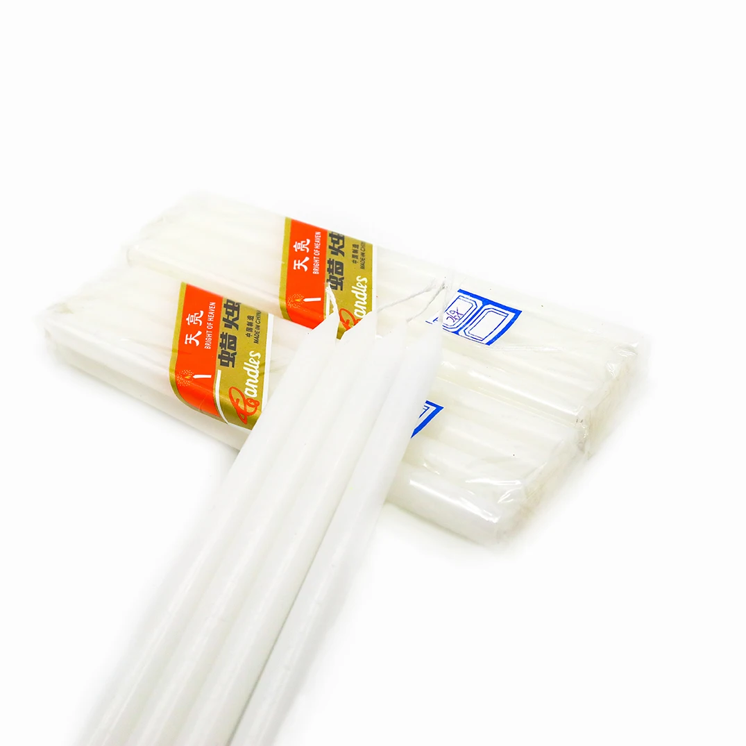 Smokeless no scent paraffin wax white house candles