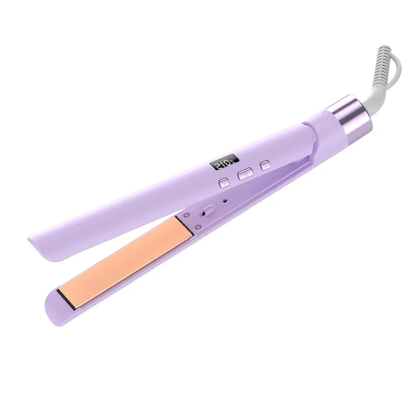 Professional Customize Ceramic Coating LED Display Steam Flat Iron Steam Hair Straightener