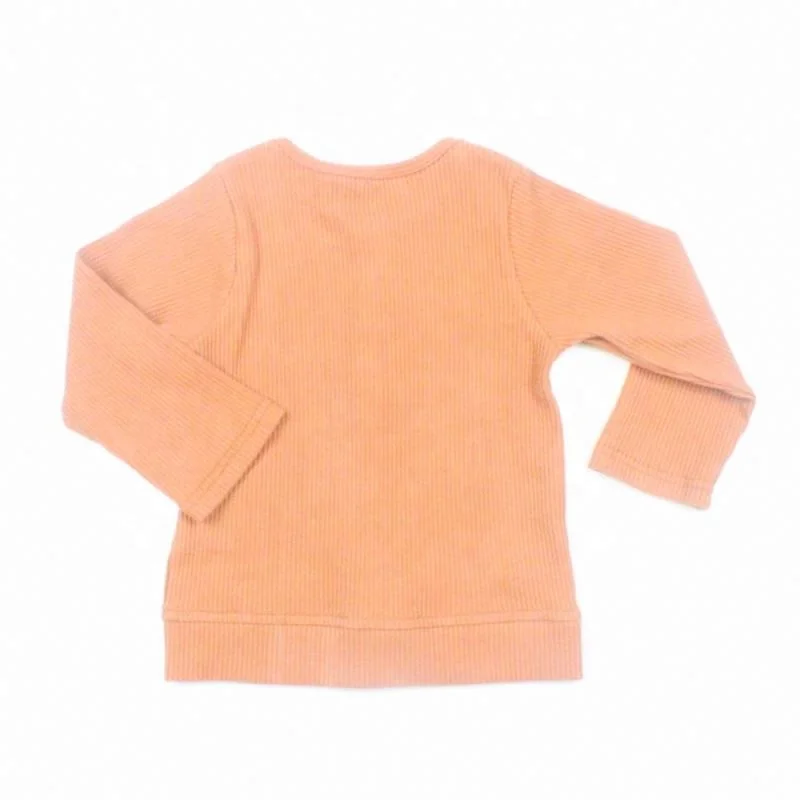 
long sleeve solid color baby winter suit kids tank top in ribbon cotton warm baby clothing 