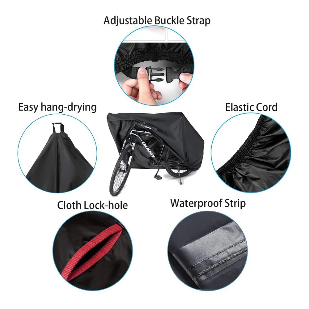 klybc hot sale factory price polyester fabric cheap waterproof print customized Bicycle cover bike cover