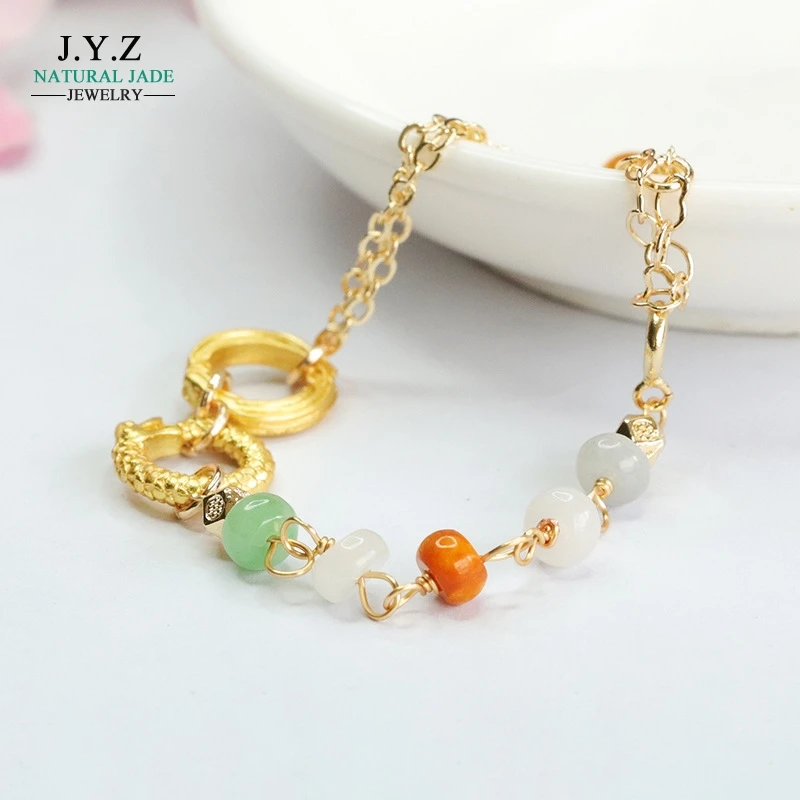 Natural Emerald Bracelet Dragon And Phoenix Double Ring SANCAI Abacus Beads Bracelet Factory Wholesale Delivery FC3032306