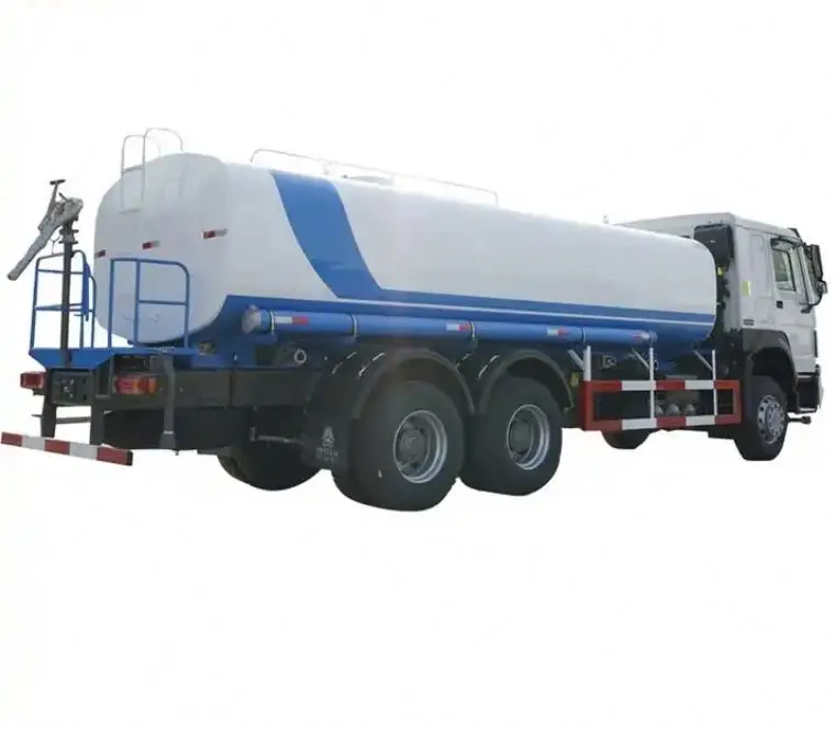 High performance Used HOWO 10 Cubic Meters Water Tanker Truck 6x4 2000 Liter Tanker  On-road Water Truck for Uganda