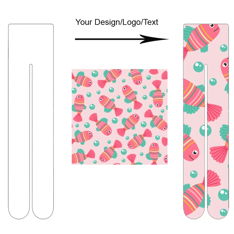 Custom Dark Eagle Base Socks Original Pattern Printed Pantyhose