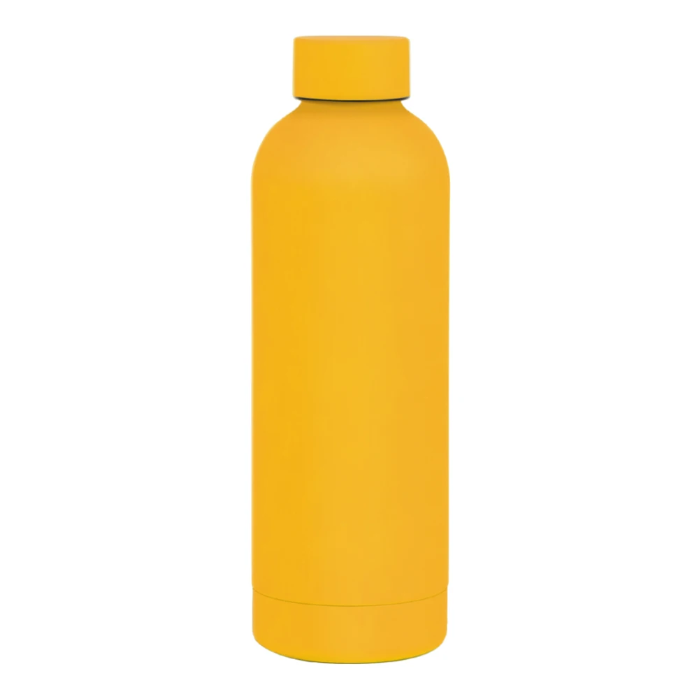 Oem China Cheap Rubber Paint Camping 350/500ml Double Walled Stainless Steel Vacuum Flask Insulated Sport Water Bottle