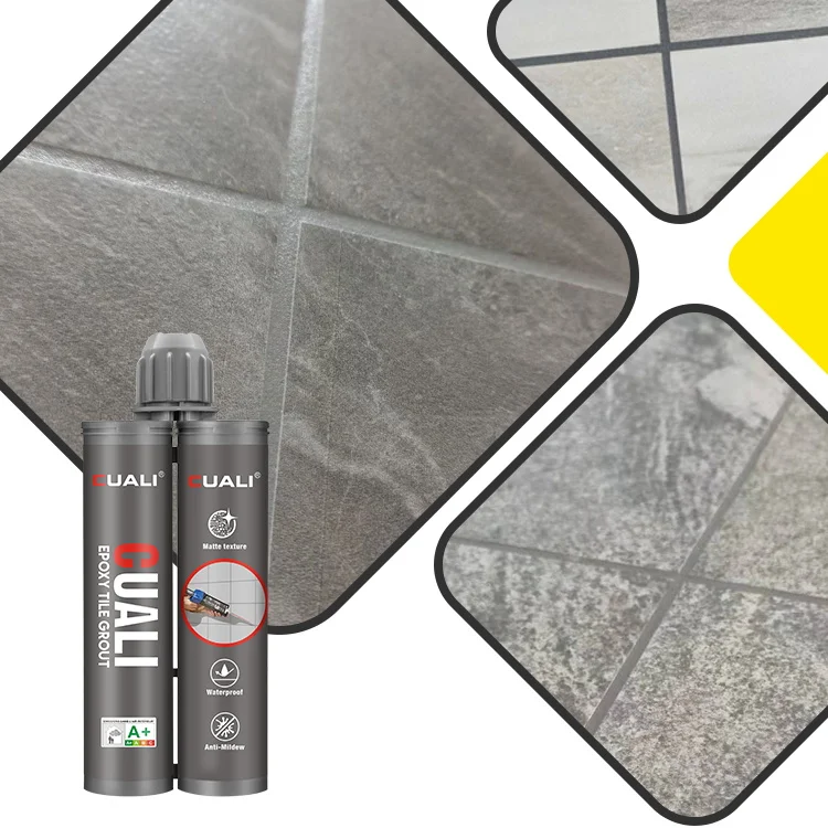 Matte Waterproof Two Components Epoxy Tile Grout AB Epoxy grout Epoxy Sealant Adhesives For Tile Ceramic Joint Filler