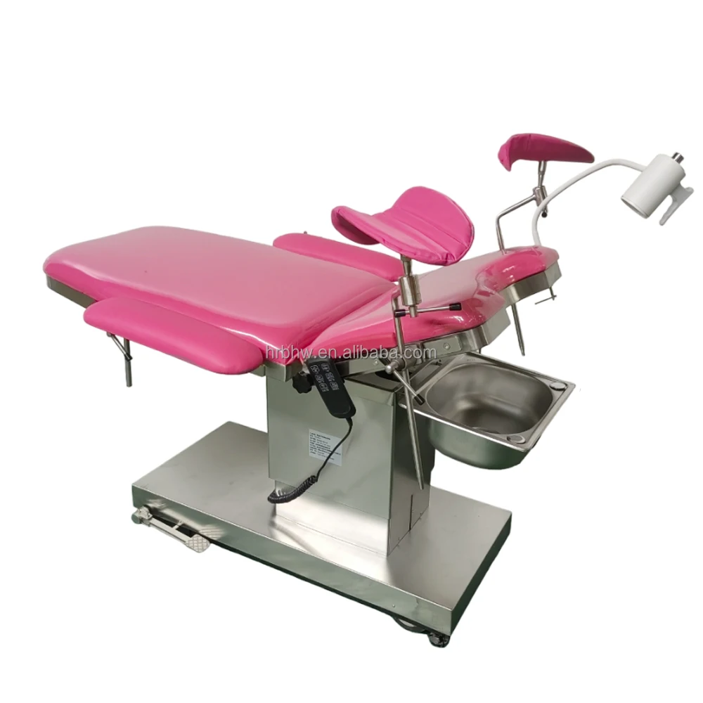 Three Function Stainless Steel Gynecological Examination Bed  Obstetric Chair