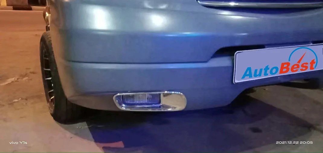 ABS CHROME FOG LAMP COVER FOG LIGHT COVER FOR NISSAN VANETTE MAZDA BONGO