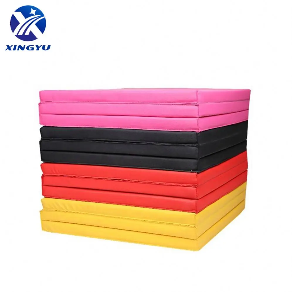 kids cheaper trifold foam gymnastic landing crash laning matting exercise mat fold out tumbl gymnastics mat