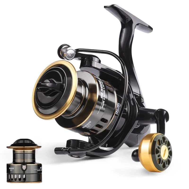 
2021 hot sale Fishing reel HE500-7000 towing 10kg metal ball grip reel Cheap 