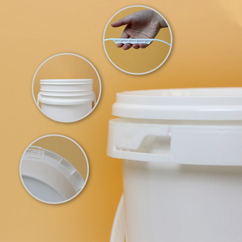 Factory custom seafood bucket Plastic Pp Pail For Food wholesale Recyclable food grade plastic buckets with lids