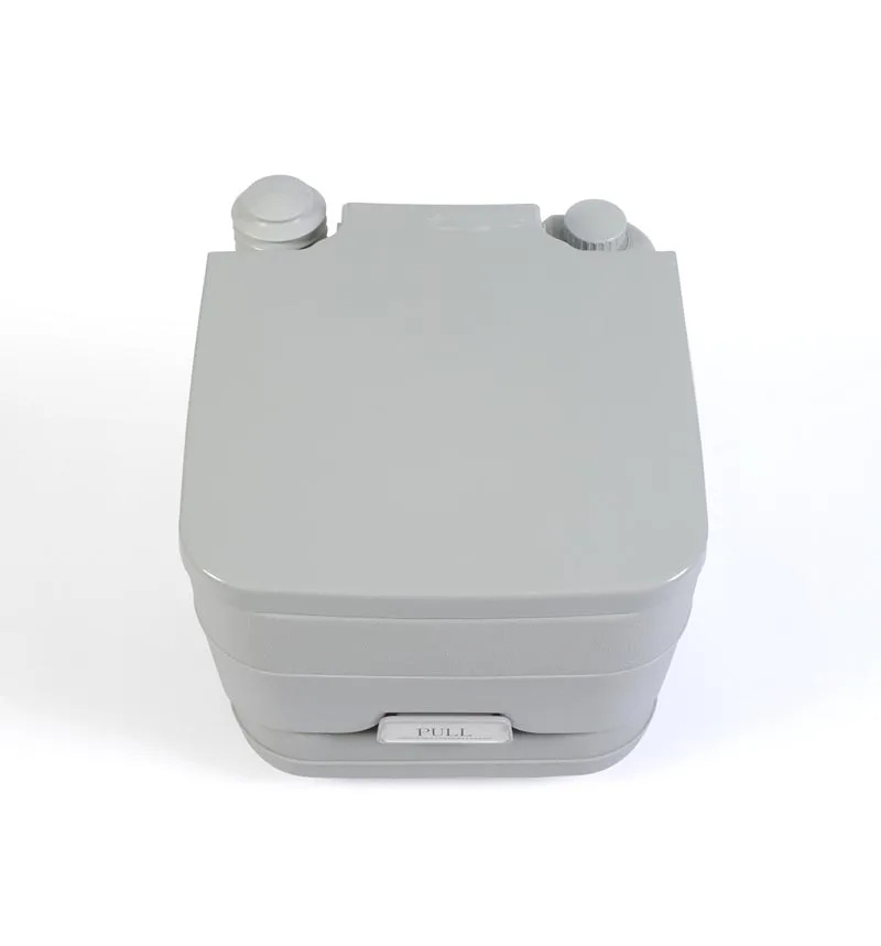 
China 10L High quality plastic portable camping toilet with two sprayer 