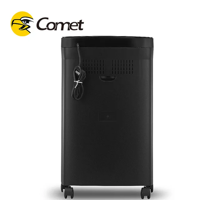 2*10mm Shred CD And Card Commercial Shredder Machine 15 Sheets 33L Large Basket GS-1560D Silver Grey Office Shredder