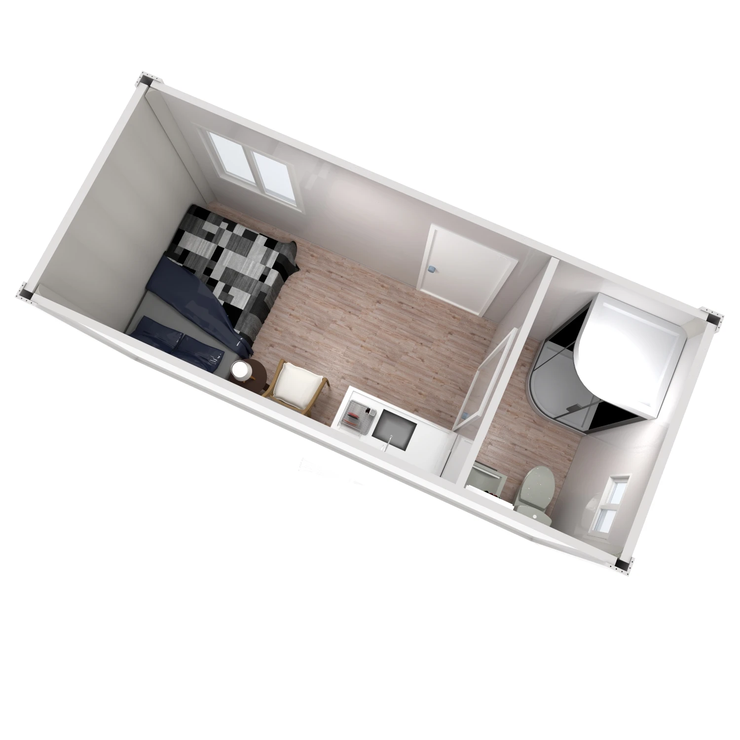 Houses Work Story Prefab Room Ft Shipping Kit 20 Feet one Bedroom Container House Prefabricated