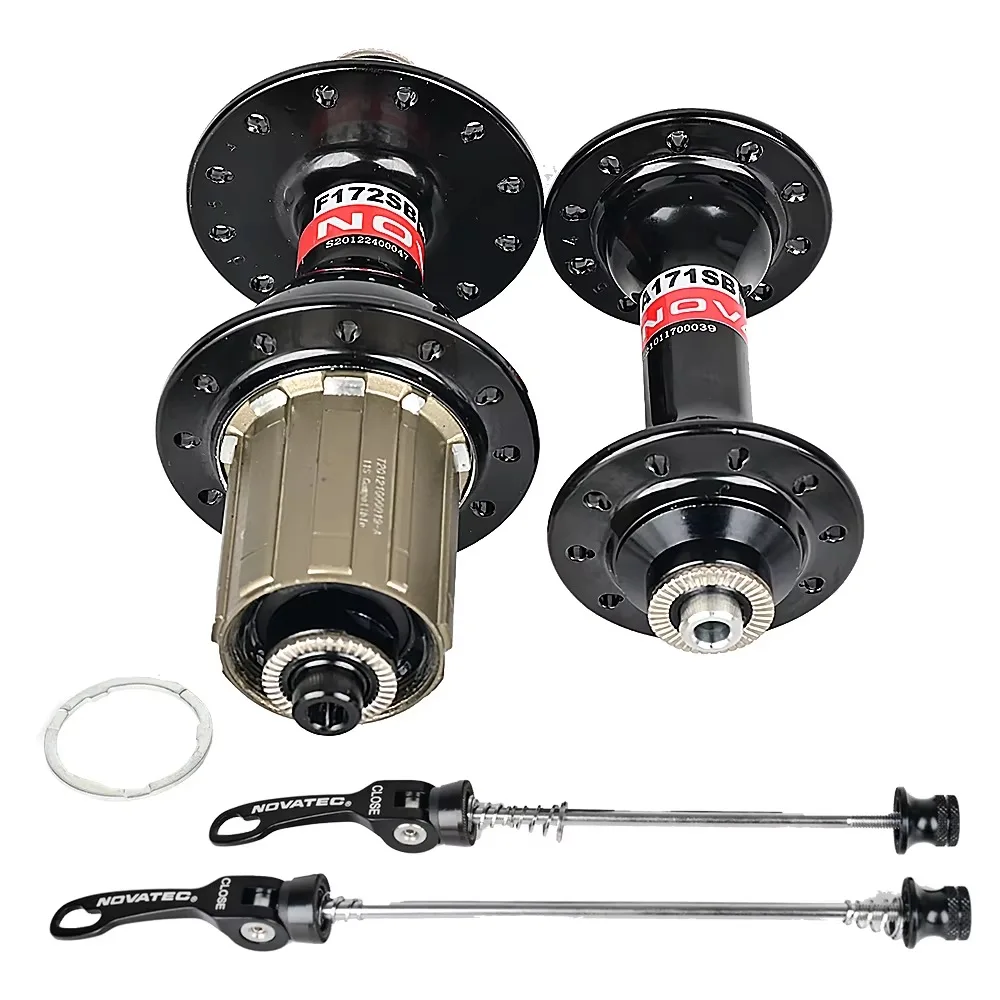 NOVATEC Road Bike Bicycle 20/24H Hub Spokes Cube A171SB A172SB Casseet for 9 10 11 Speed Wheel Hub Casseet Spokes Cube hub