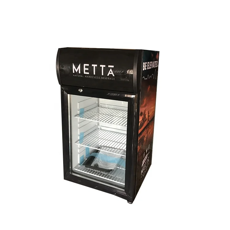 42L Mini Bar Beer Beverages Display Cooler with Light Box SC-42L