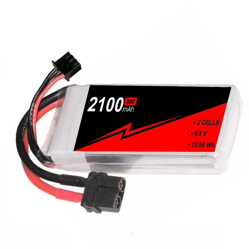 High quality factory price 2100mAh 2S1P 20C LiFePo4 Transmitter lipo battery Pack for Futaba T14SG & 4PK